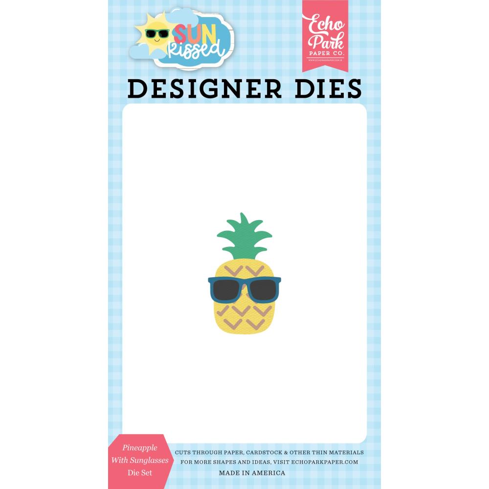 Echo Park Sun Kissed Dies: Pineapple W/Sunglasses (SK312043)