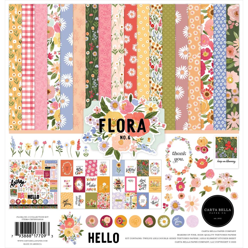 Carta Bella Flora No. 6 12"X12" Collection Kit (RN316016)