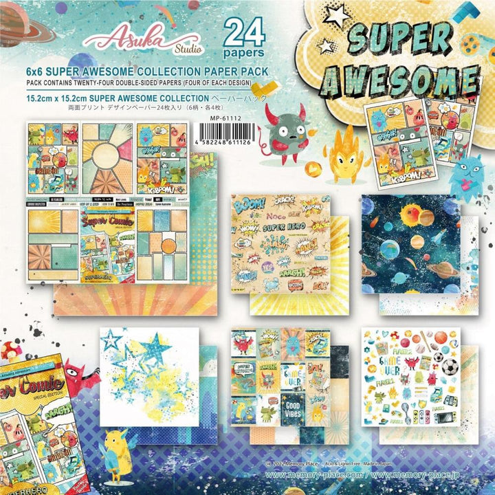 Asuka Studio Super Awesome 6"x6" Collection Pack (MP61112)