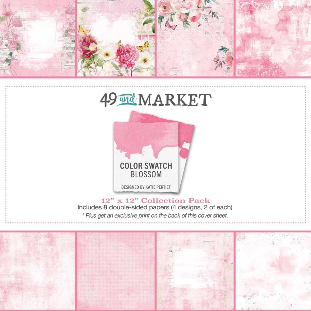 49 and Market Color Swatch: Blossom 12"X12" Collection Pack (CSB40117)