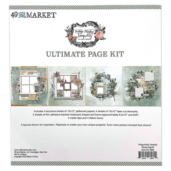 49 and Market Vintage Artistry Tranquility Ultimate Page Kit (VAT39692)