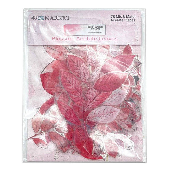 49 and Market Color Swatch: Blossom Acetate Leaves (CSB40155)