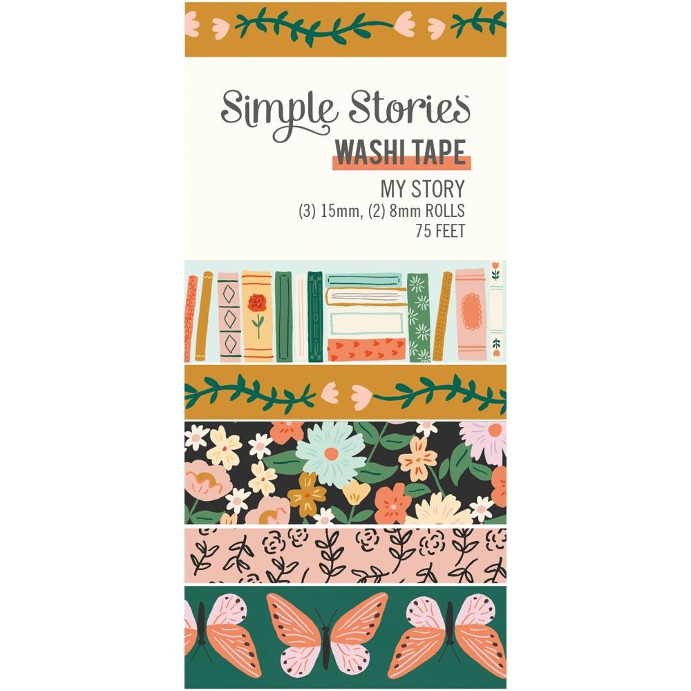 Simple Stories My Story Washi Tape, 5/Pkg (MYS19325)