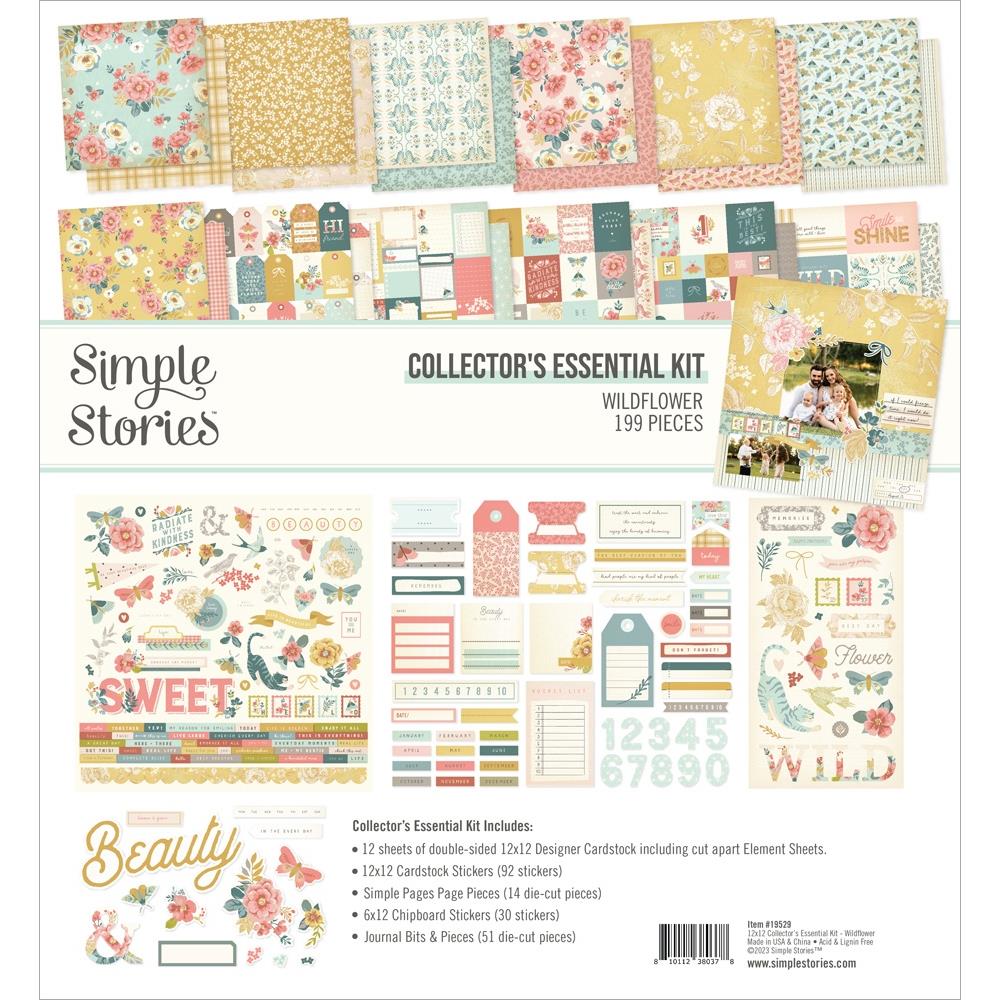 Simple Stories Wildflower 12"X12" Collector's Essential Kit (WIL19529)