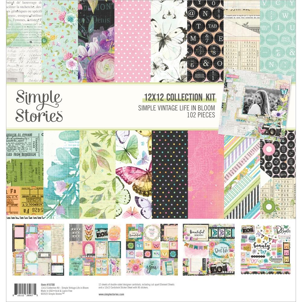 Simple Stories Simple Vintage Life In Bloom 12"X12" Collection Kit (SVL19700)