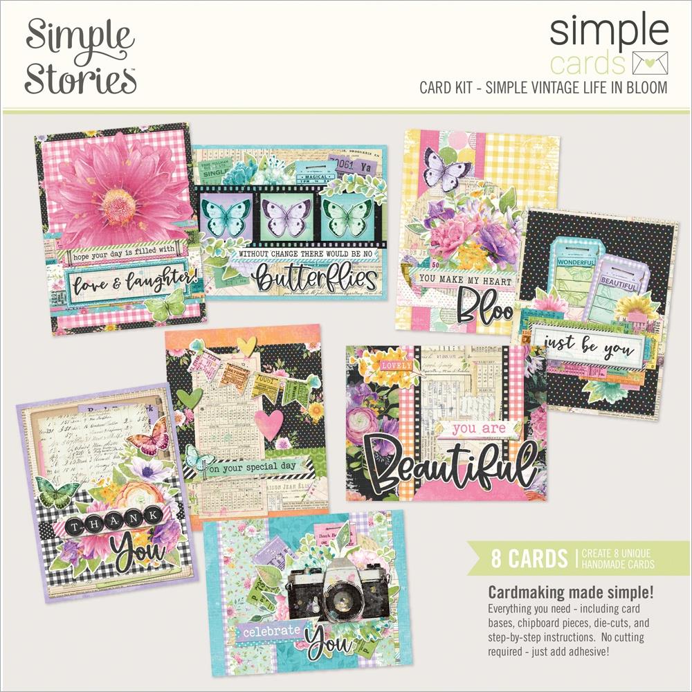 Simple Stories Simple Vintage Life In Bloom Simple Cards Card Kit (SVL19744)