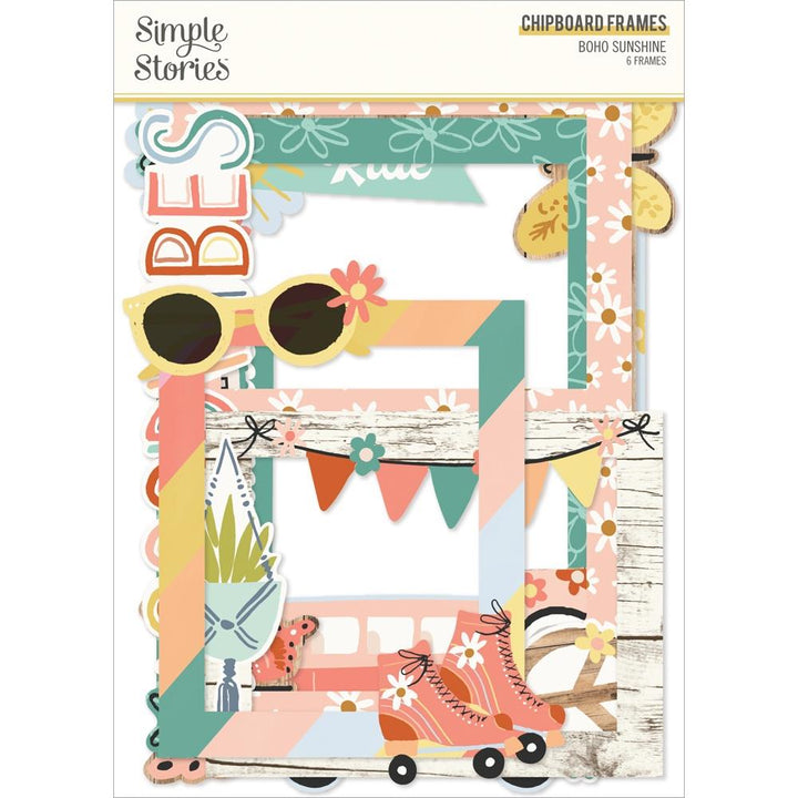 Simple Stories Boho Sunshine Chipboard Frames (BSU19921)