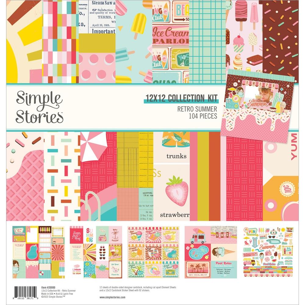 Simple Stories Retro Summer 12"X12" Collection Kit (RET20000)