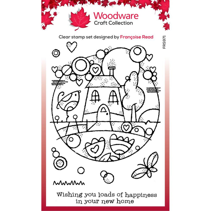 Woodware 4"x6" Clear Stamp: Dream Home (FRS971)