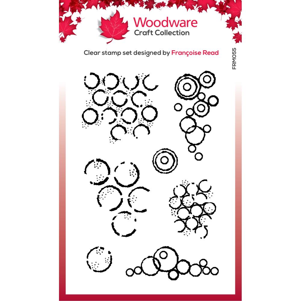 Woodware 3"x4" Clear Stamp: Circles (FRM055)