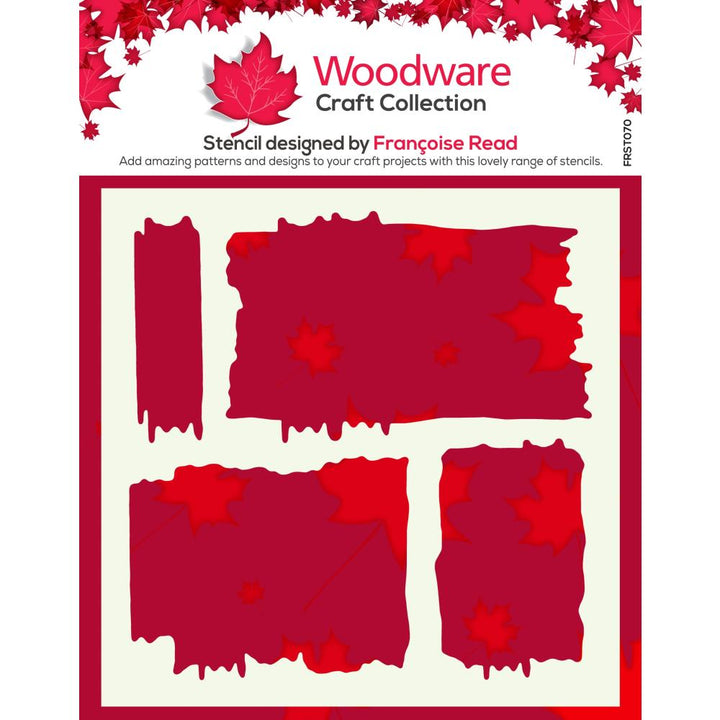 Woodware 6"x6" Stencil: Swatches (FRST070)