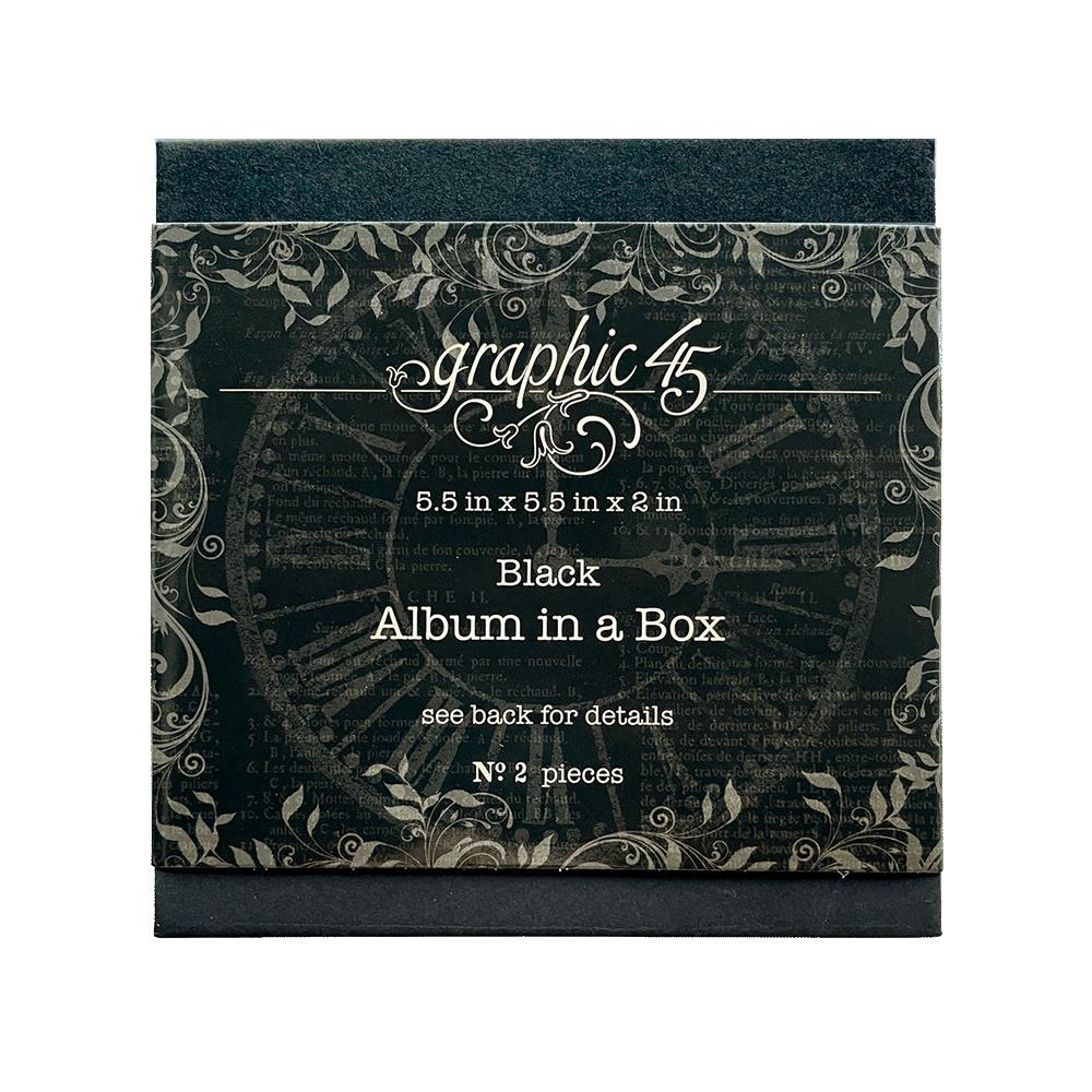 Graphic 45 Staples Album In A Box: Black (G4502567)