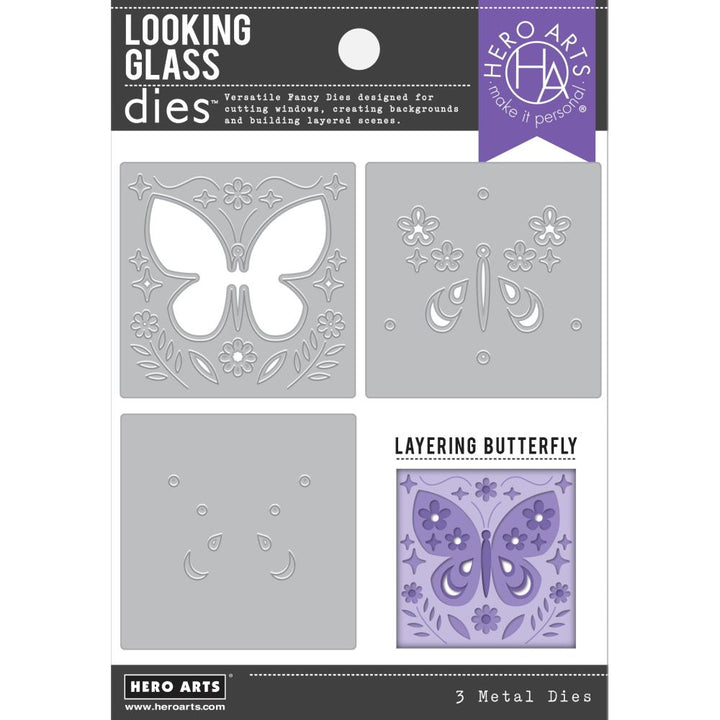 Hero Arts Looking Glass Dies: Layering Butterfly (DF117)