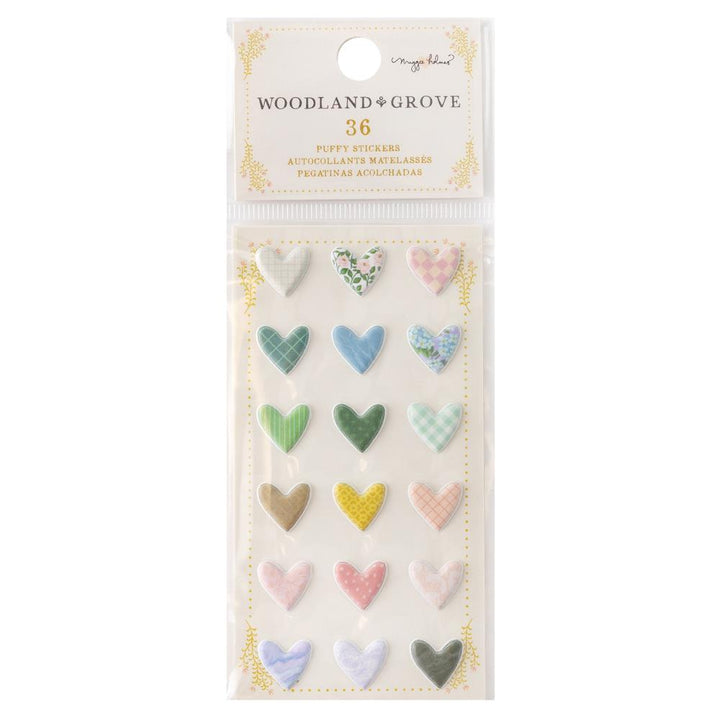 Maggie Holmes Woodland Grove Mini Puffy Stickers, 36/Pkg (MH021910)