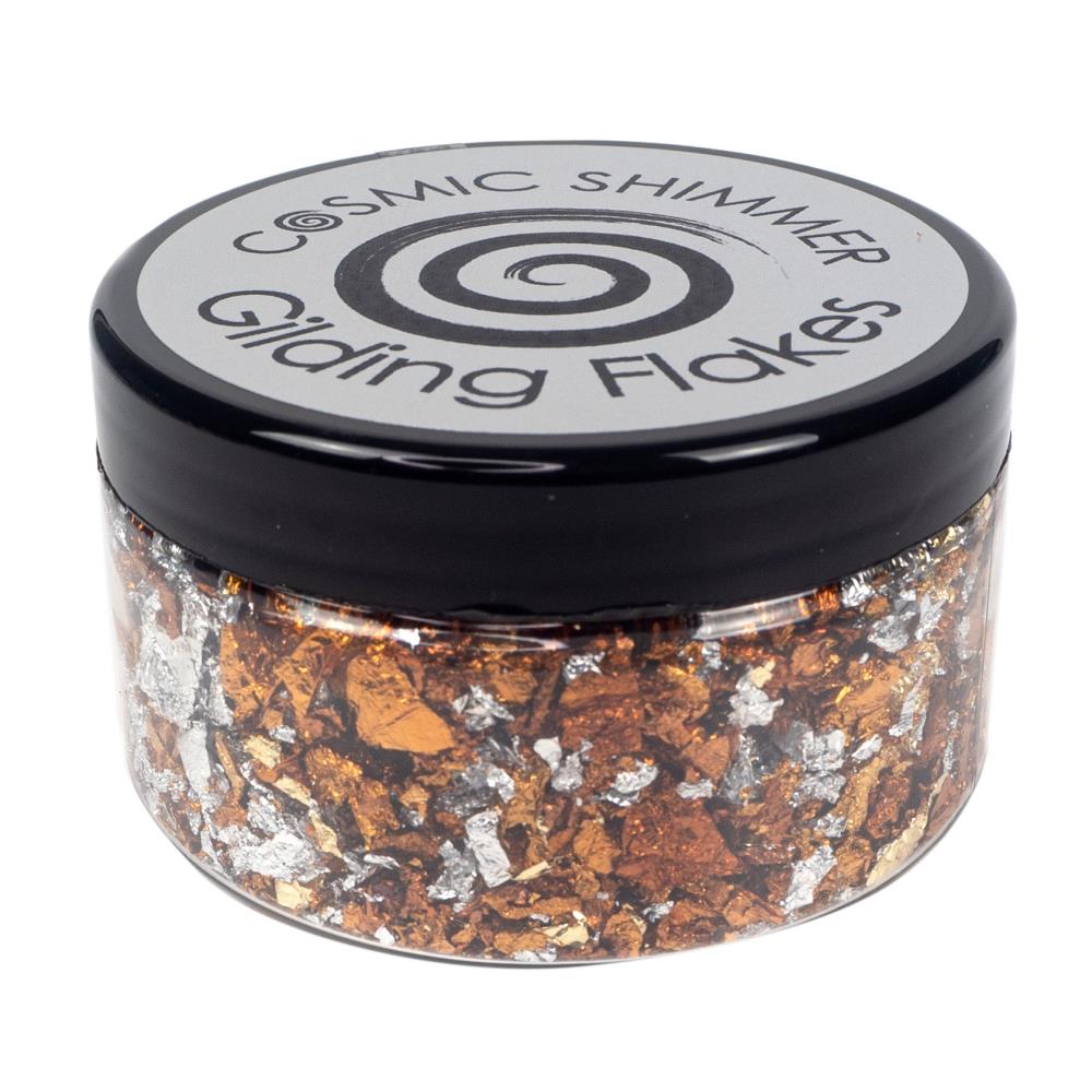 Creative Expressions Cosmic Shimmer Gilding Flakes: Spiced Honey, 100ml (CSGFSM2SPICE)