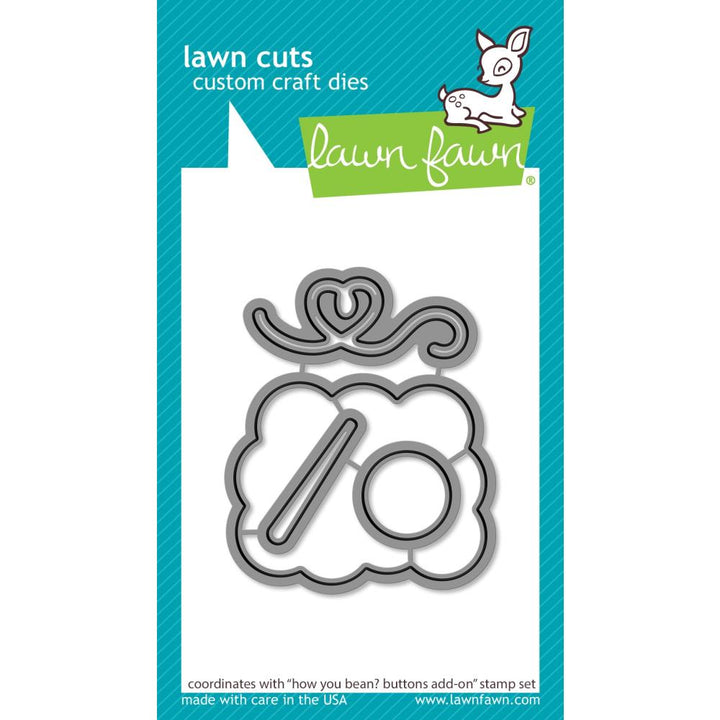 Lawn Fawn Lawn Cuts Custom Craft Die: How You Bean? Buttons Add-On (LF3064)