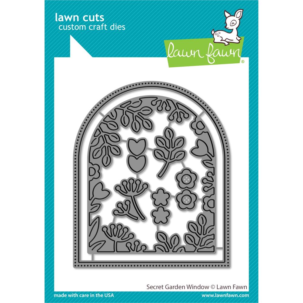 Lawn Fawn Lawn Cuts Custom Craft Die: Secret Garden Window (LF3095)