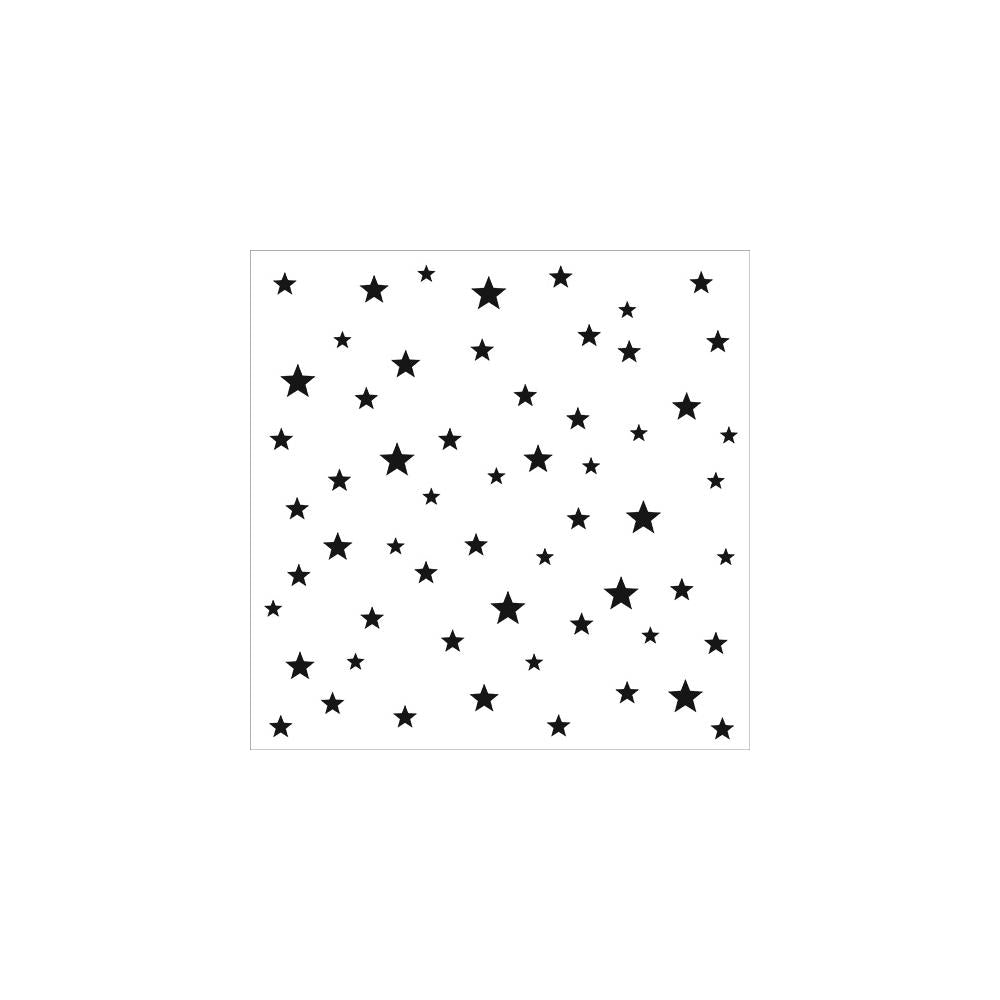 Crafters Workshop 6"X6" Template: Starry Stars (TCW6X61051)