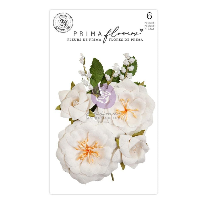 Prima Marketing Sharon Ziv Paper Flowers: Porcelain Florals (SZ661120)