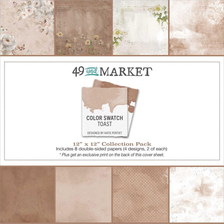 49 and Market Color Swatch: Toast 12"X12" Collection Pack (CST41107)