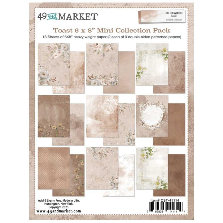 49 and Market Color Swatch: Toast 6"X8" Mini Collection Pack (CST41114)