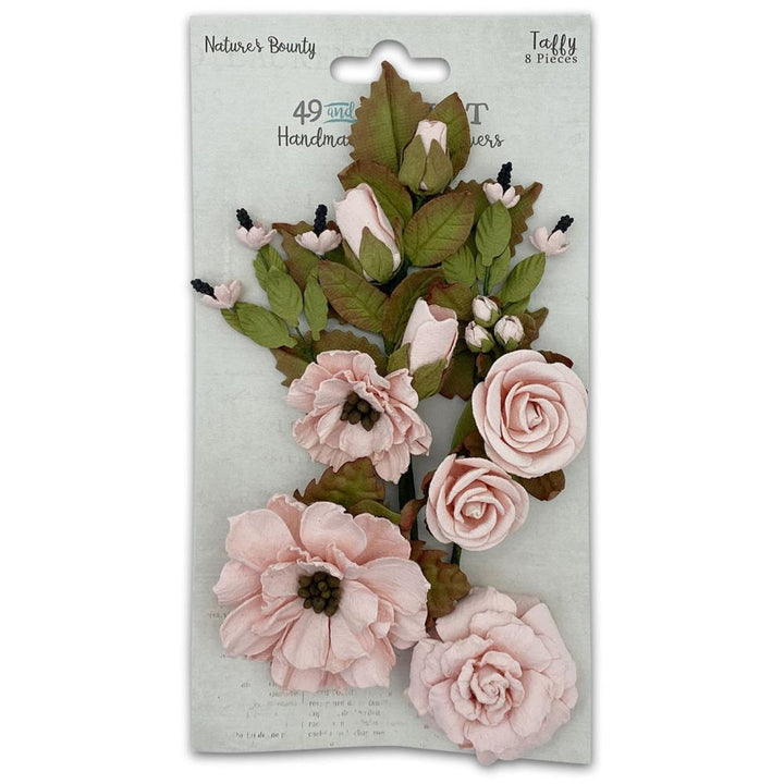 49 and Market Nature's Bounty Paper Flowers: Taffy (NB40308)