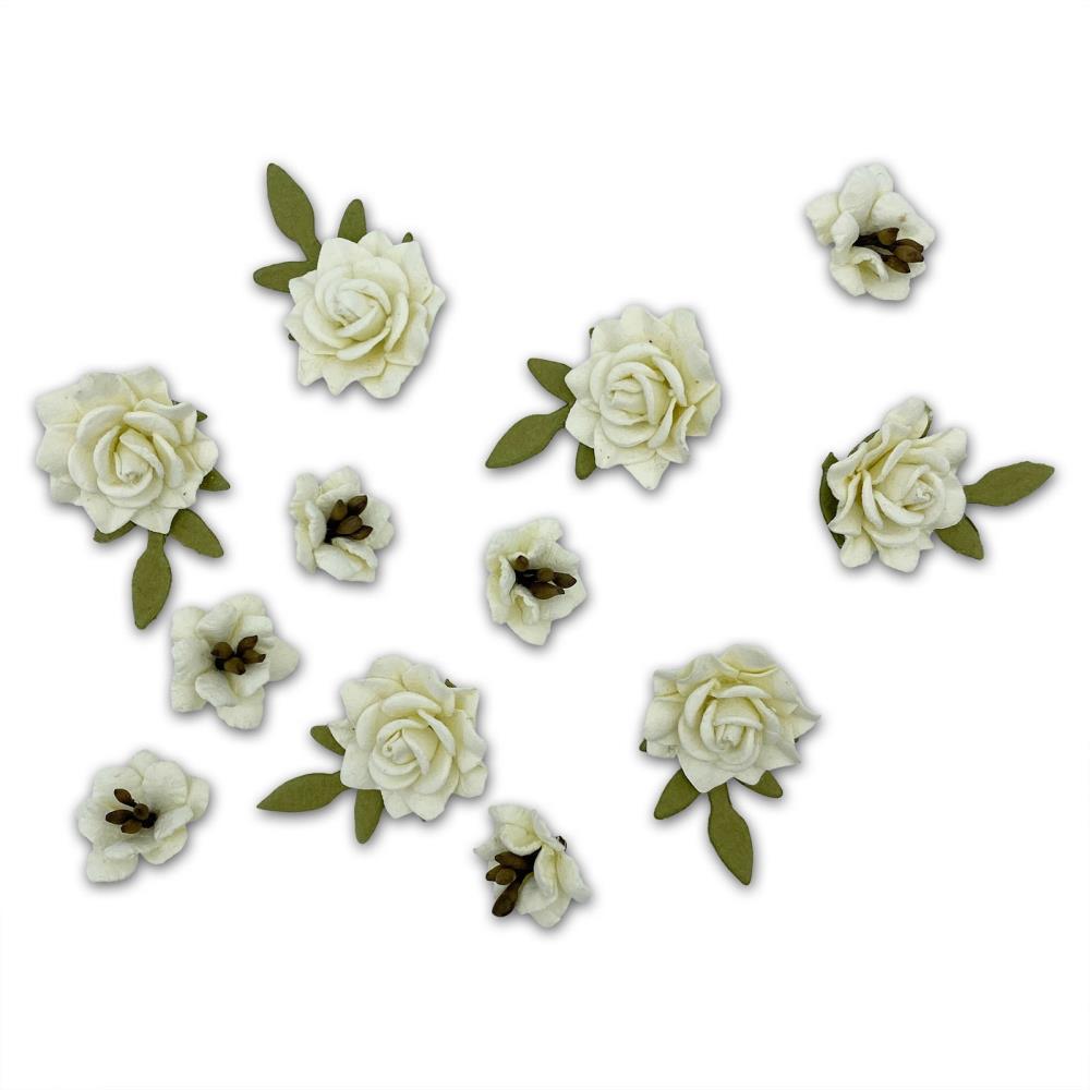 49 and Market Florets Paper Flowers: Cream (49FMF40377)
