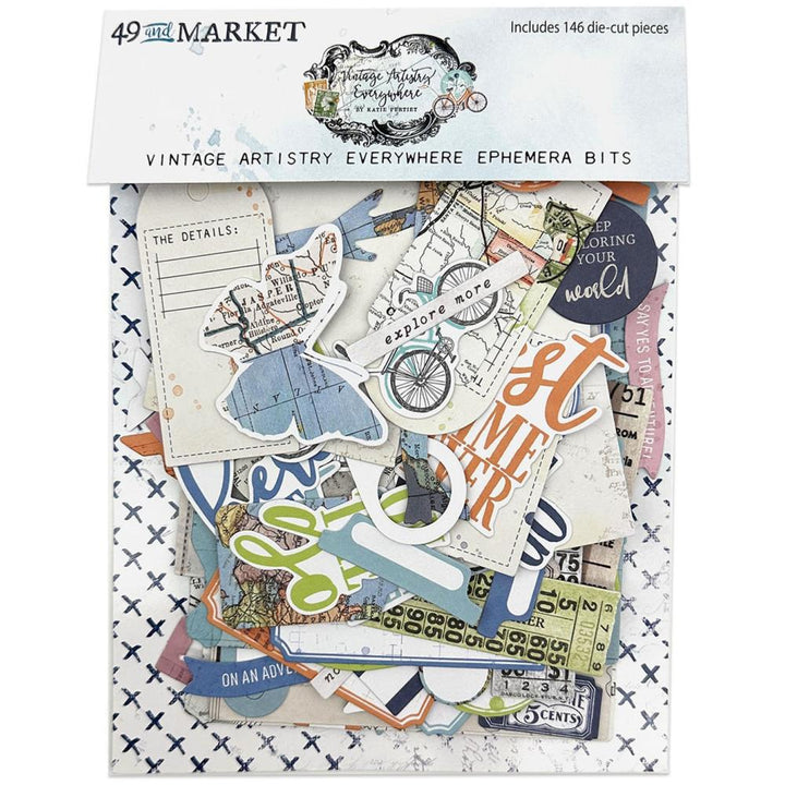49 and Market Vintage Artistry Everywhere Ephemera Bits (VAE40728)