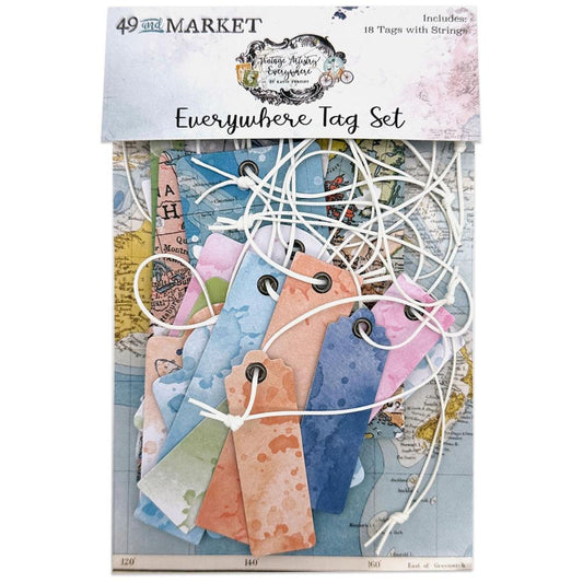 49 and Market Vintage Artistry Everywhere Tag Set (VAE40803)