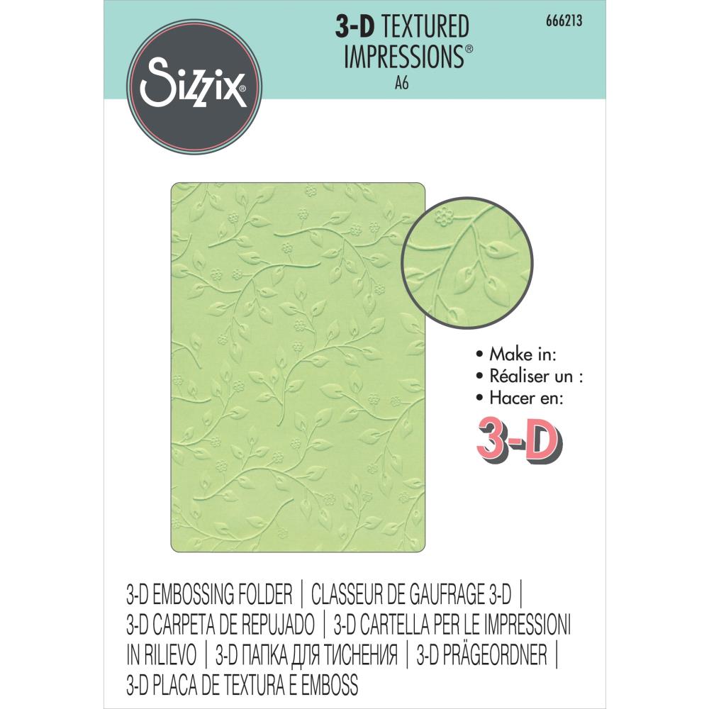 Sizzix 3D Textured Impressions: Summer Foliage (666213)