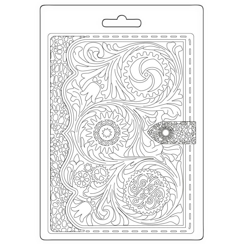 Stamperia Magic Forest A5 Soft Maxi Mould: Book Pattern (3PTA5645)