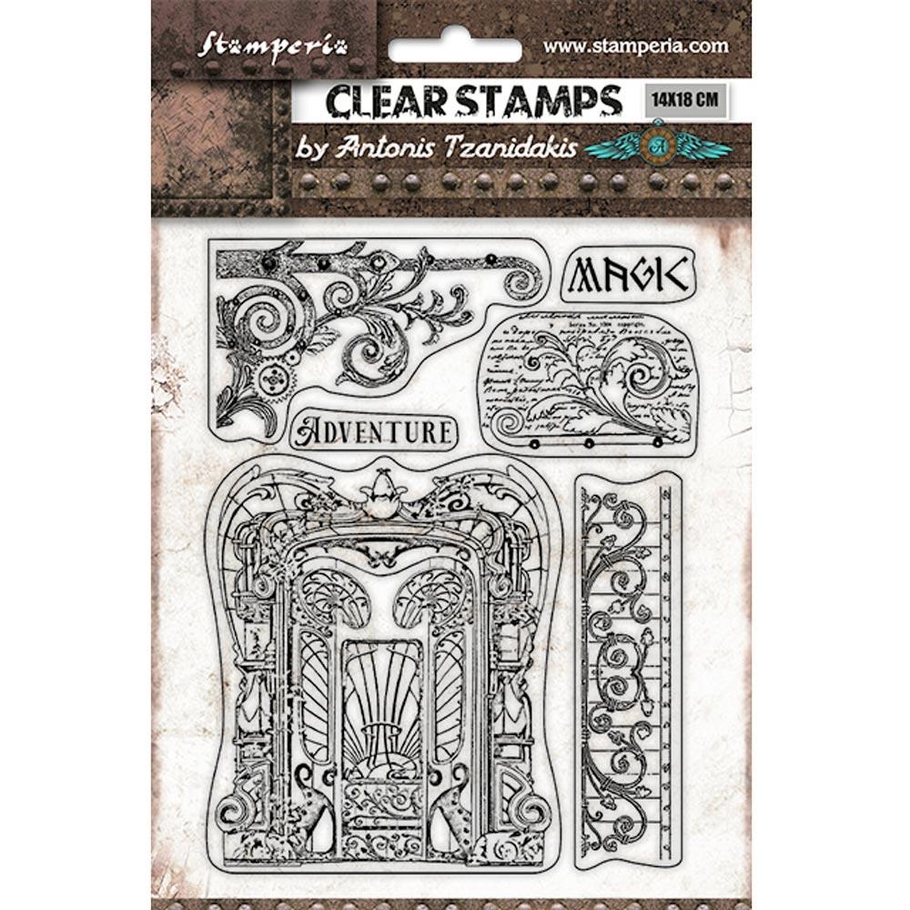 Stamperia Magic Forest Clear Stamps: Adventure (WTK168)