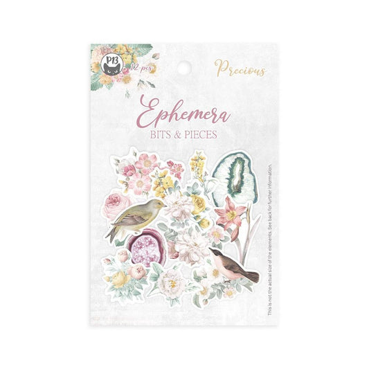 P13 Precious Ephemera Cardstock Die-Cuts: Elements, 12/Pkg (P13PRE33)