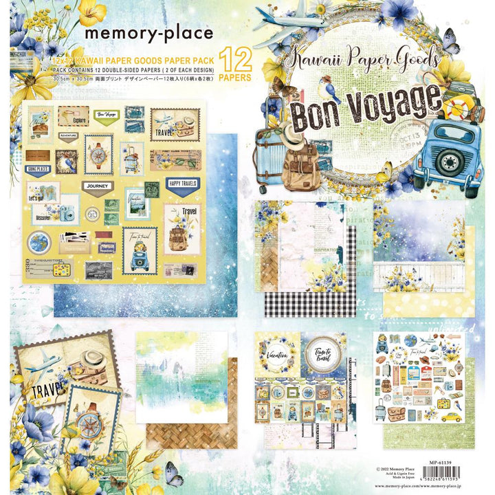 Memory Place Bon Voyage 12"X12" Collection Pack (MP61139)