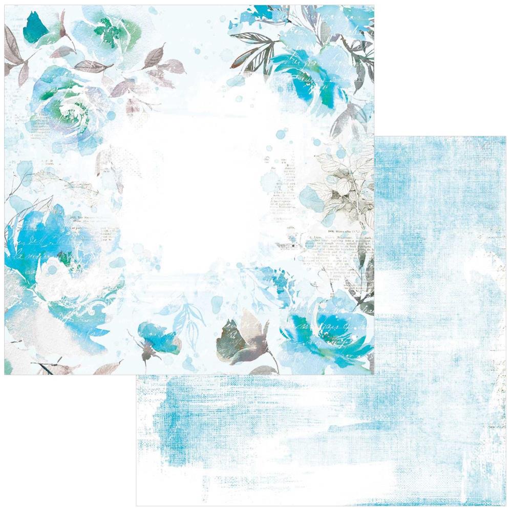 49 and Market Color Swatch: Ocean 12"X12" Double-Sided Cardstock: #2 (49CSO1241220)