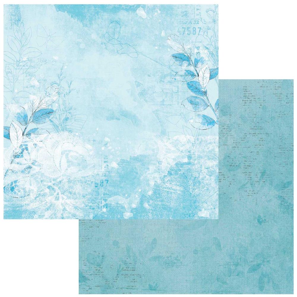49 and Market Color Swatch: Ocean 12"X12" Double-Sided Cardstock: #3 (49CSO1241237)