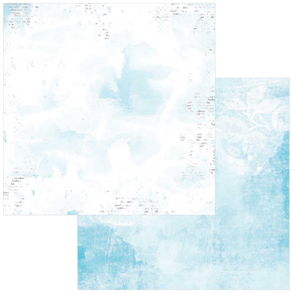 49 and Market Color Swatch: Ocean 12"X12" Double-Sided Cardstock: #4 (49CSO1241244)