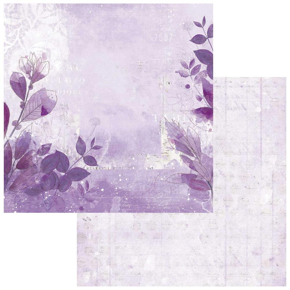 49 and Market Color Swatch: Lavender 12"X12" Double-Sided Cardstock: #3 (49CSL1241381)