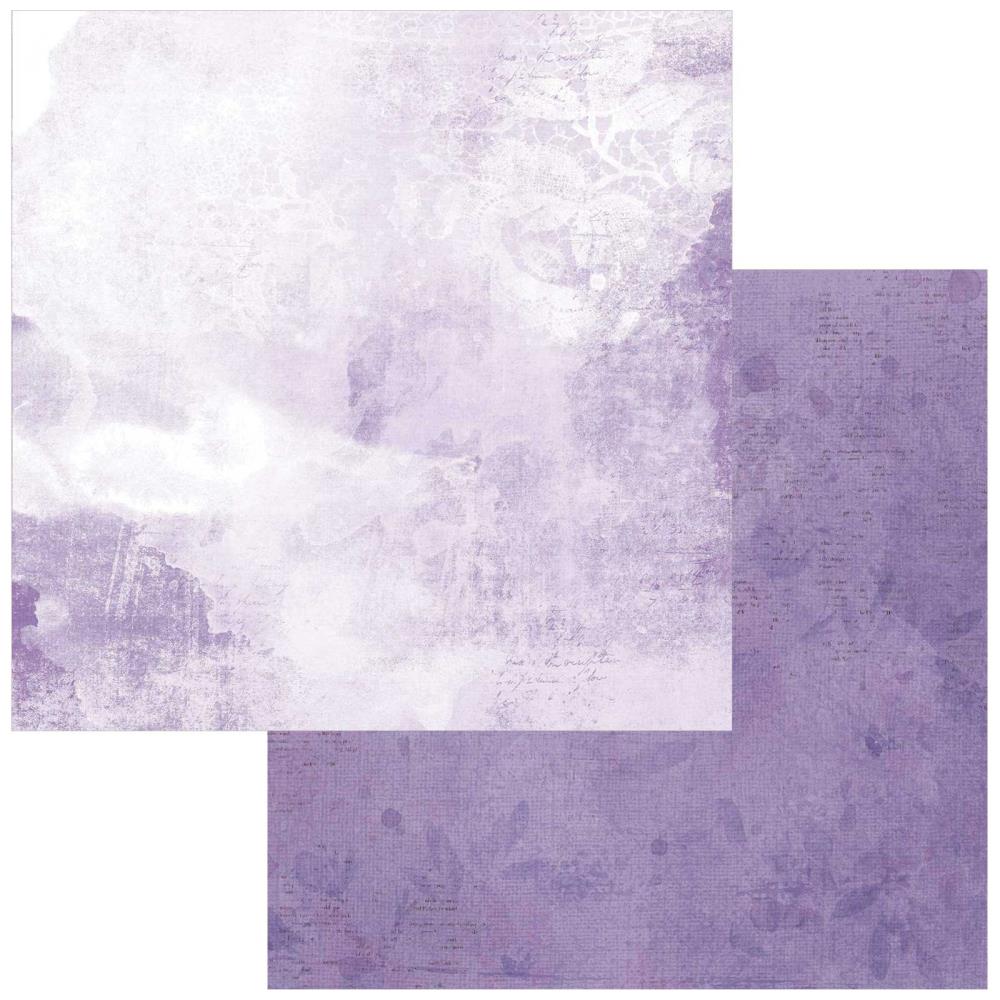 49 and Market Color Swatch: Lavender 12"X12" Double-Sided Cardstock: #4 (49CSL1241398)