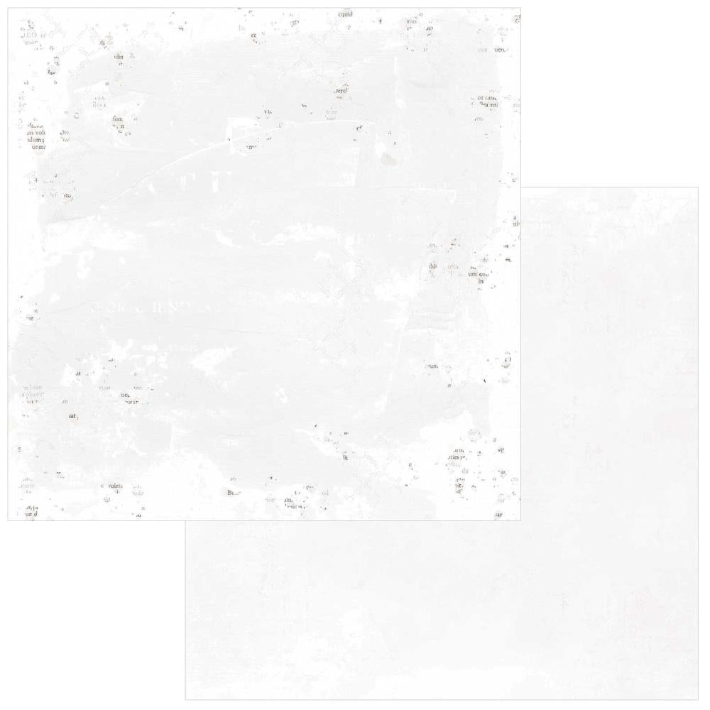 49 and Market Spectrum Gardenia Solid 12"X12" Double-Sided Cardstock: White (49SG1223992)