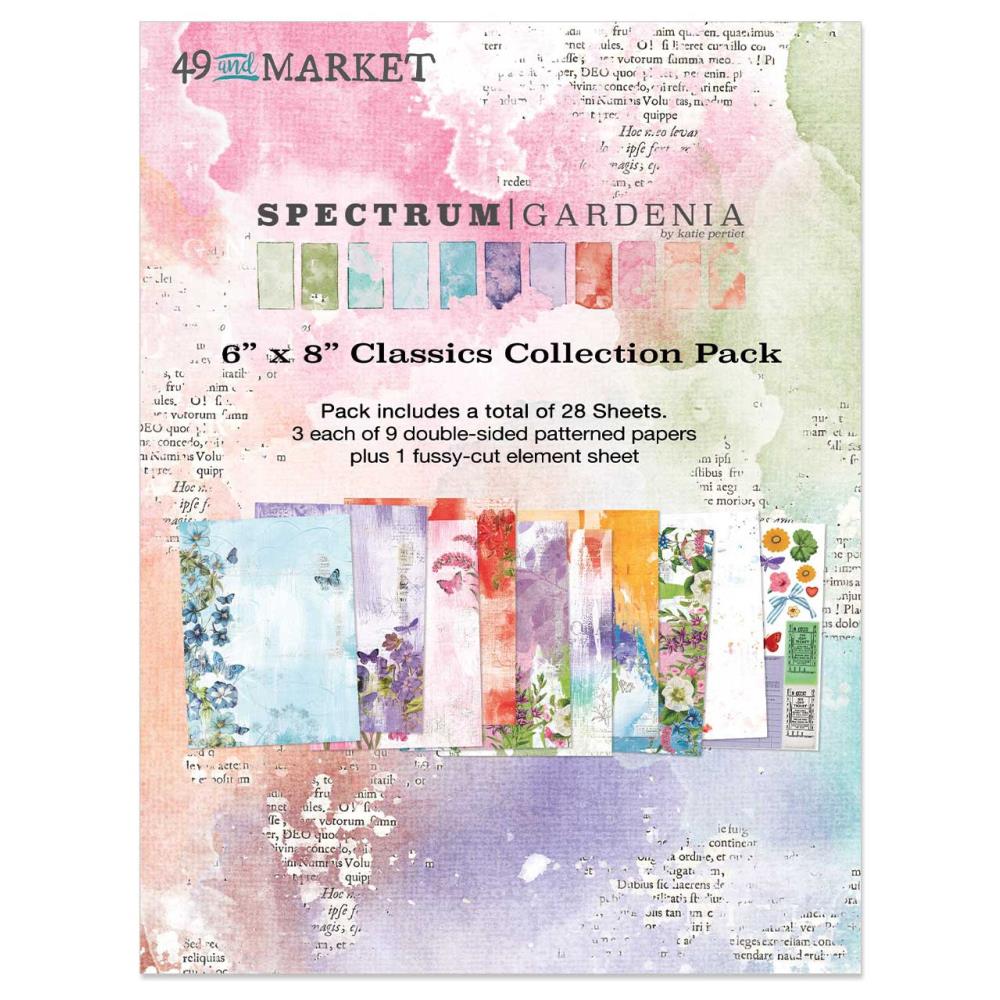 49 and Market Spectrum Gardenia 6"X8" Collection Pack: Classics (SG23442)
