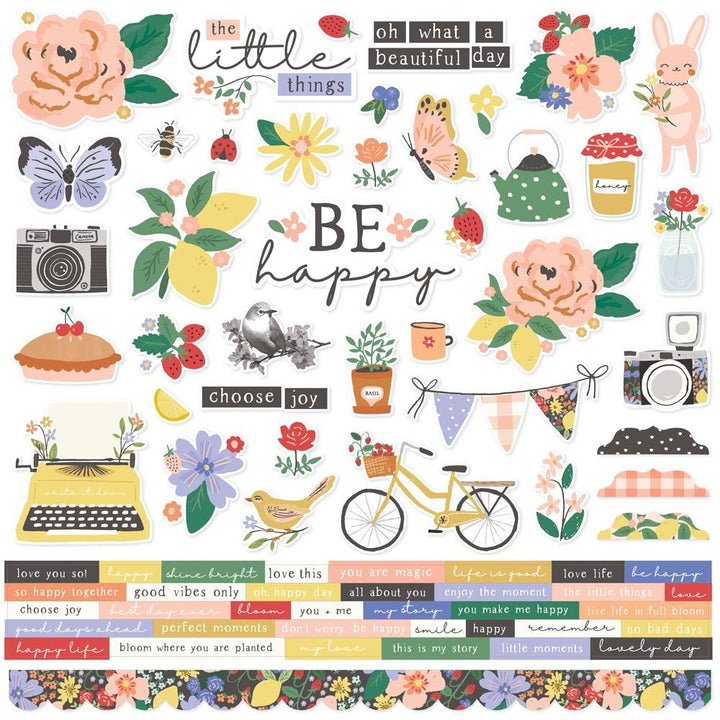 Simple Stories The Little Things 12"X12" Cardstock Stickers (TLT20201)