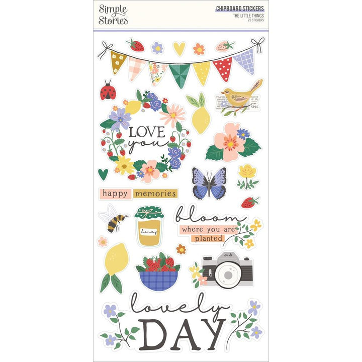 Simple Stories The Little Things 6"X12" Chipboard Stickers (TLT20217)