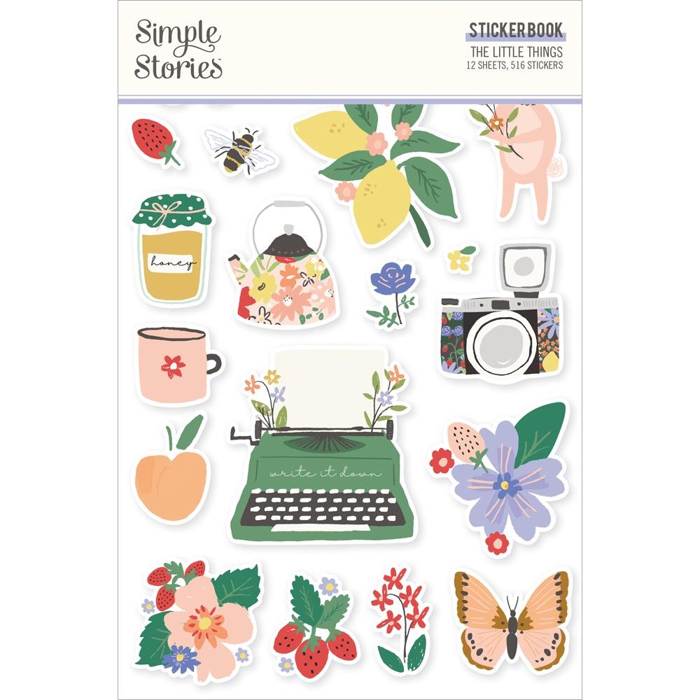 Simple Stories The Little Things Sticker Book, 12/Sheets (TLT20221)