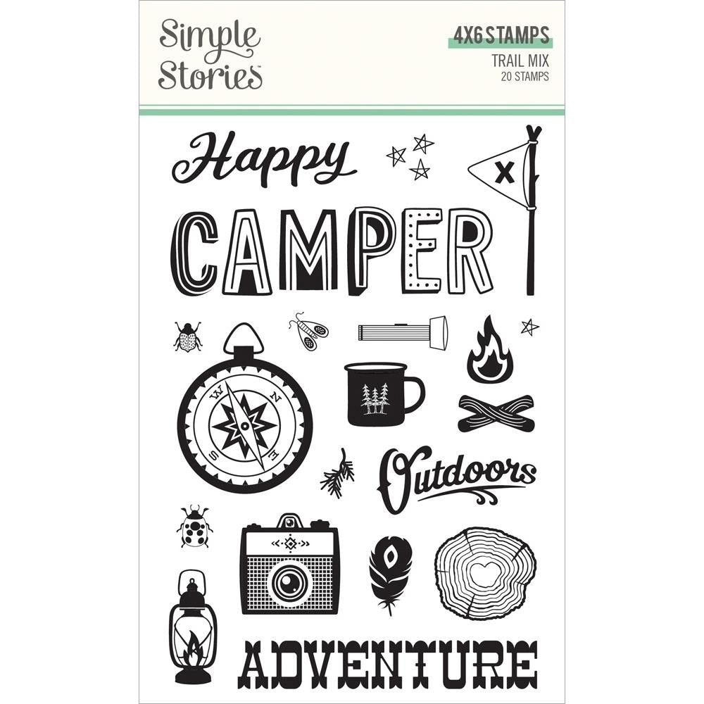 Simple Stories Trail Mix Photopolymer Clear Stamps (MIX20316)