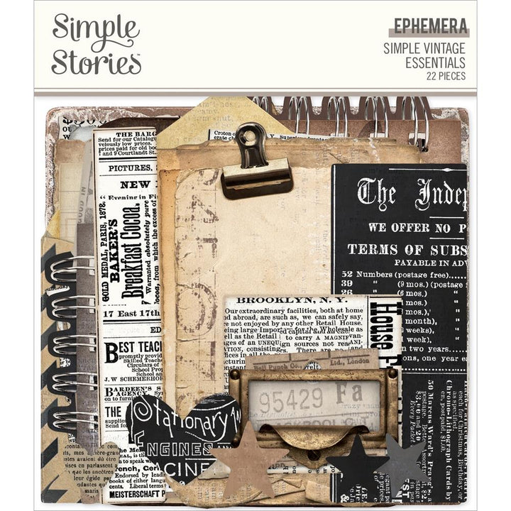 Simple Stories Simple Vintage Essentials Ephemera, 22/Pkg (SVE20419)