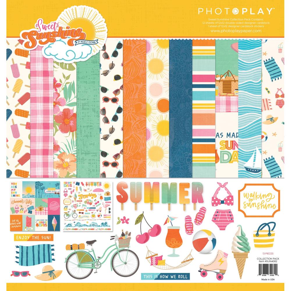 PhotoPlay Sweet Sunshine 12"X12" Collection Pack (PSUN4082)