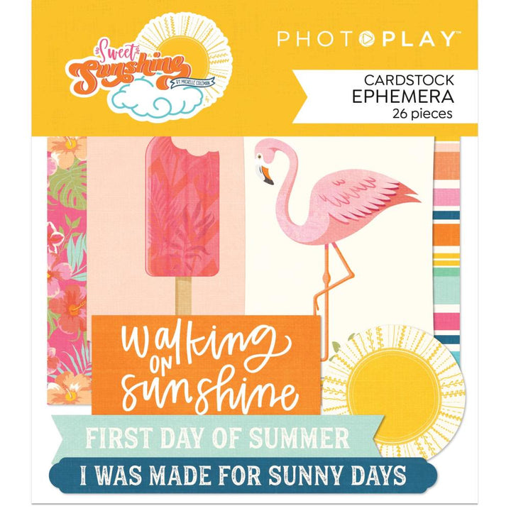PhotoPlay Sweet Sunshine Ephemera Cardstock Die-Cuts (PSUN4090)