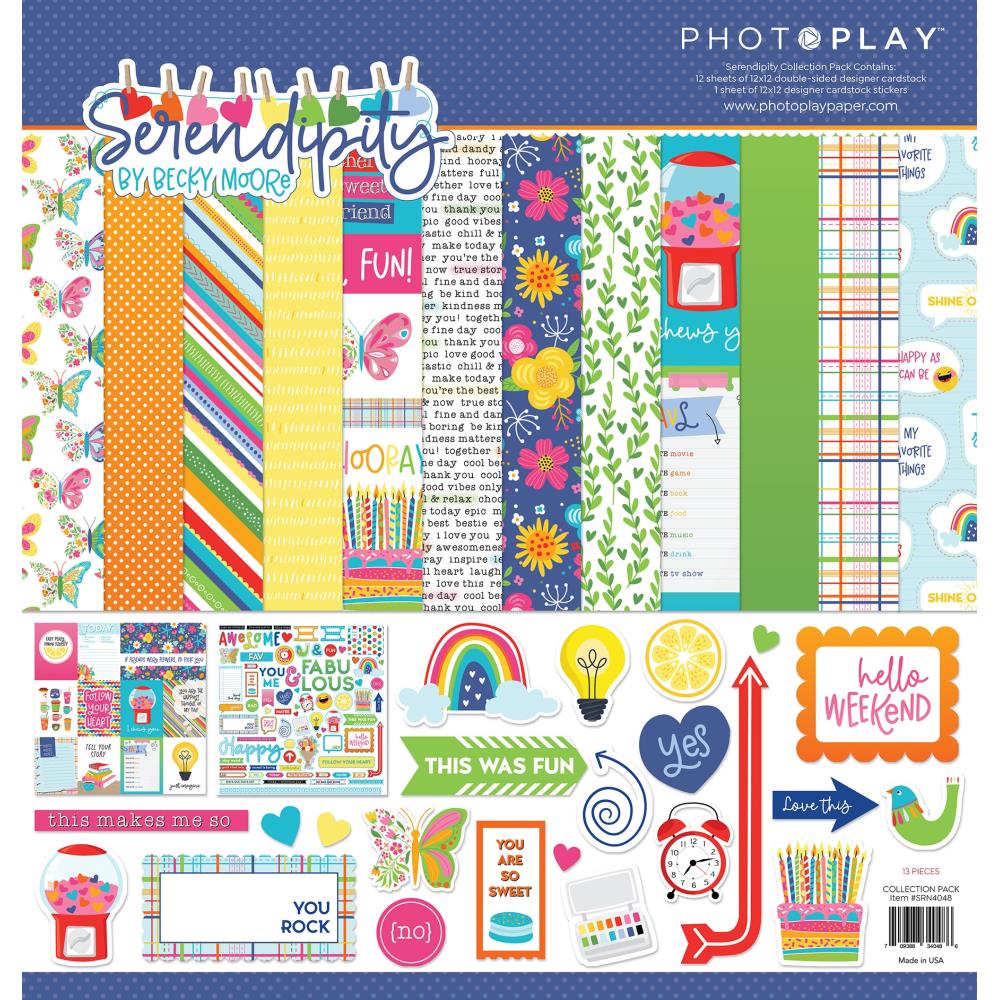 PhotoPlay Serendipity 12"X12" Collection Pack (PSRN4048)