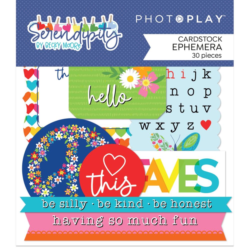 PhotoPlay Serendipity Ephemera Cardstock Die-Cuts (PSRN4056)